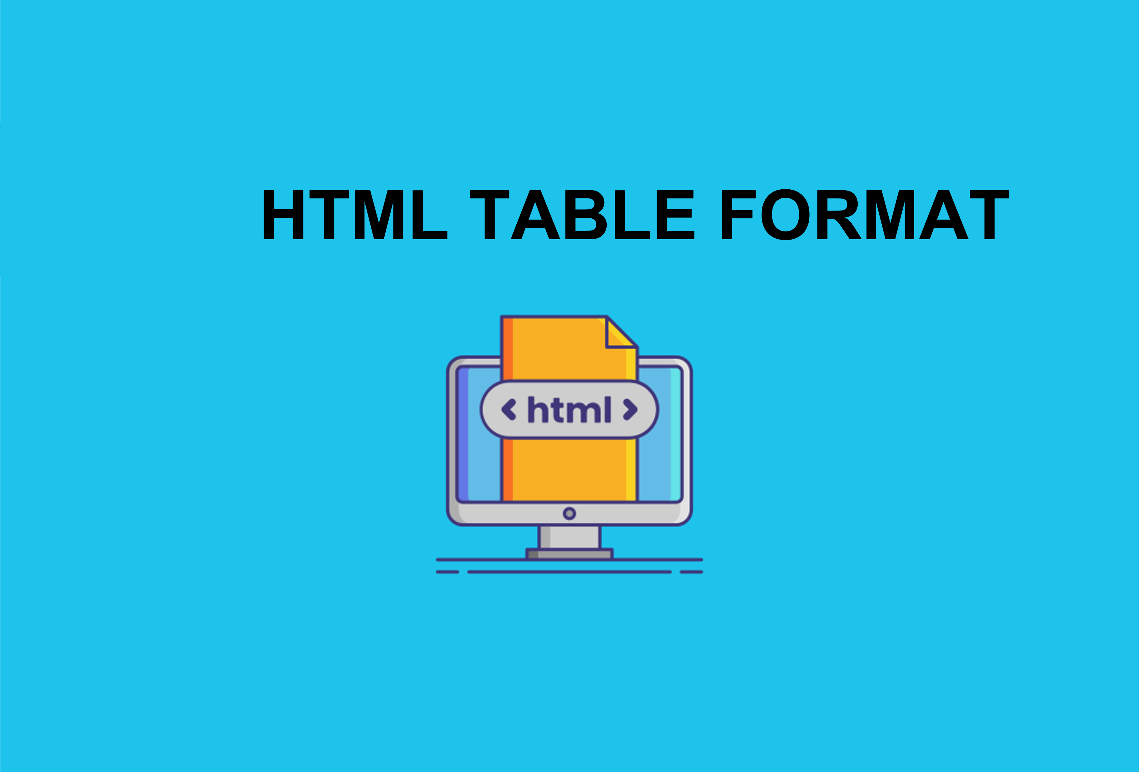 Trình bày văn bản dạng bảng trong html với thẻ table